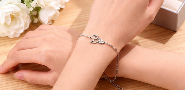 BTS Bracelet bracelet on wrist