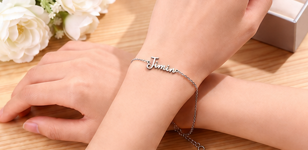 Jimin Bracelet bracelet on wrist